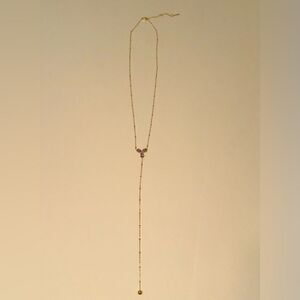 Flower drop necklace N988